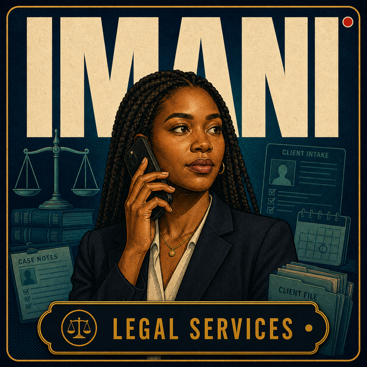 Imani, Legal and client services